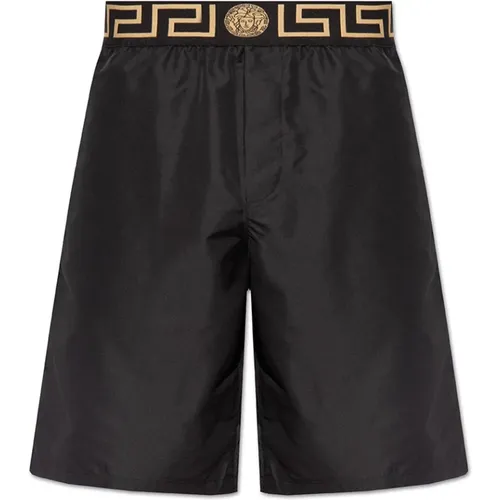 Short Shorts, male, , Size: M Beach shorts - Versace - Modalova