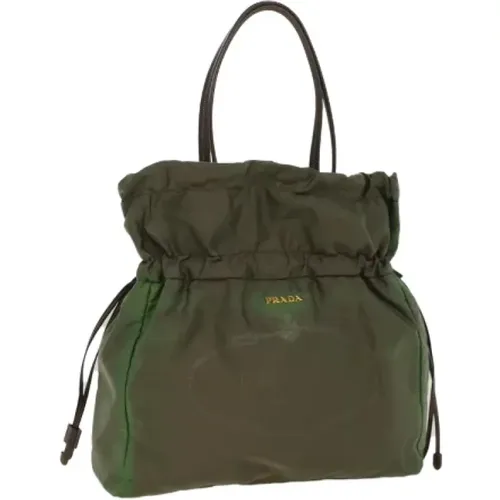 Pre-owned Bucket Bags, female, , Size: ONE SIZE Pre-owned Nylon prada-bags - Prada Vintage - Modalova