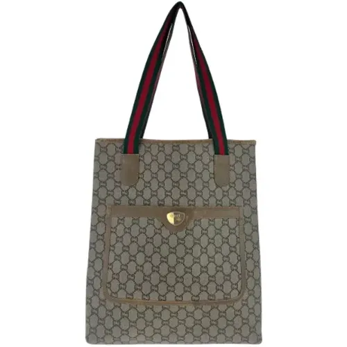 Pre-owned Tote Bags, male, , Size: ONE SIZE Pre-owned Canvas totes - Gucci Vintage - Modalova