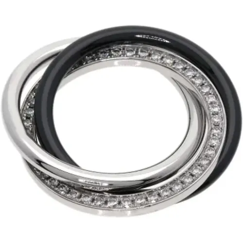 Pre-owned White Gold rings , female, Sizes: ONE SIZE - Cartier Vintage - Modalova