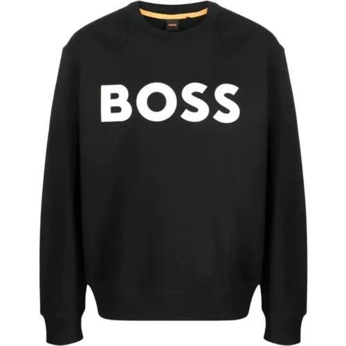Basic Sweatshirt , Herren, Größe: S - Hugo Boss - Modalova
