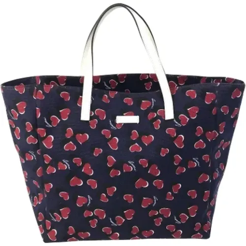 Pre-owned Tote Bags, female, , Size: ONE SIZE Pre-owned Canvas totes - Gucci Vintage - Modalova