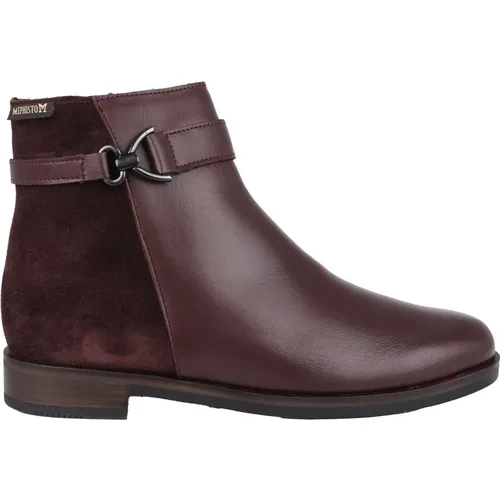 Lila Damen Stiefelette , Damen, Größe: 35 1/2 EU - mephisto - Modalova