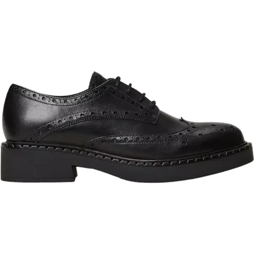 Schwarze Flache Schuhe Scarpa , Damen, Größe: 38 EU - Twinset - Modalova