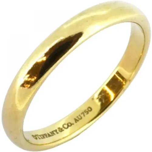 Pre-owned Jewellery, male, , Size: ONE SIZE Pre-owned Gold rings - Tiffany & Co. Pre-owned - Modalova