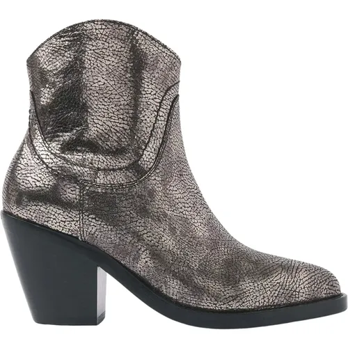 Metallic ankle boots , female, Sizes: 9 UK - Via Vai - Modalova