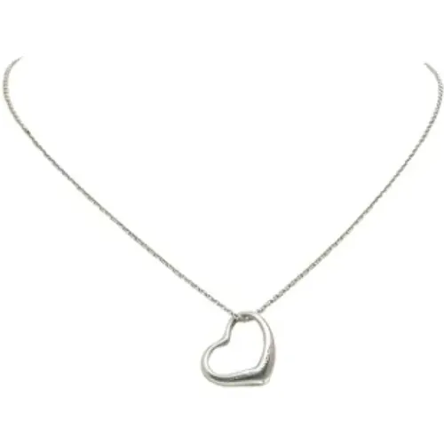 Pre-owned Jewellery, female, , Size: ONE SIZE Pre-owned Silver necklaces - Tiffany & Co. Pre-owned - Modalova