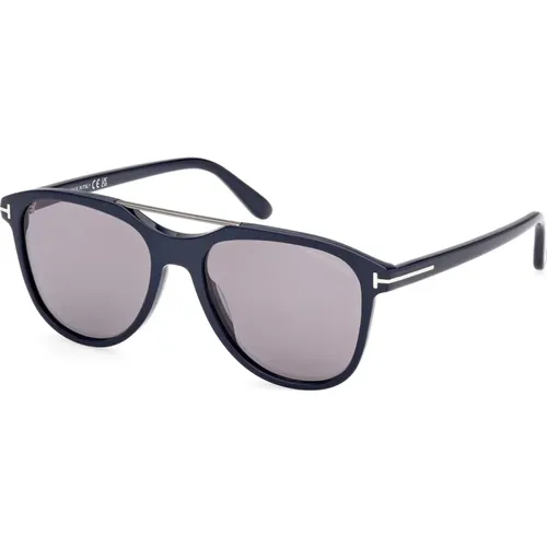 Klassische Sonnenbrille , Herren, Größe: 54 MM - Tom Ford - Modalova
