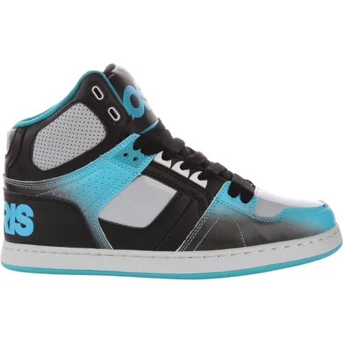 NYC 83 CLK Skate Shoe Black Blue , male, Sizes: 8 UK - Osiris - Modalova