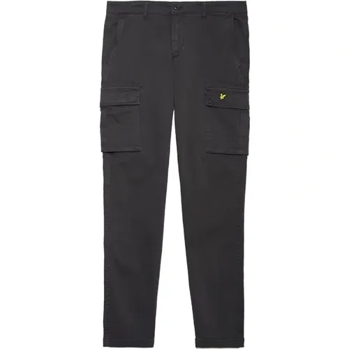 Slim-fit Trousers, male, , Size: W31 Cargo Trousers Anthracite - Lyle & Scott - Modalova