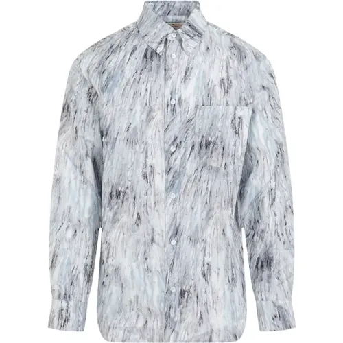 Frost Shirt , male, Sizes: XL, L, M - Marni - Modalova