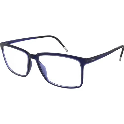 Navy Brillengestelle EOS View , unisex, Größe: 54 MM - Silhouette - Modalova