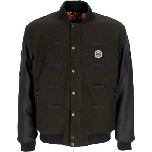 Corporate Bomber Jacket , male, Sizes: L, XL, M - Dolly Noire - Modalova