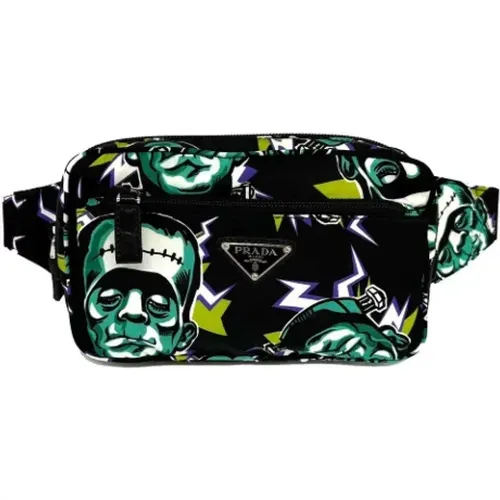 Pre-owned Belt Bags, male, , Size: ONE SIZE Pre-owned Canvas crossbody-bags - Prada Vintage - Modalova