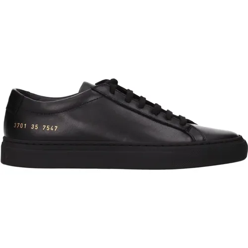 Schwarze Low-Top Sneakers , Damen, Größe: 38 EU - Common Projects - Modalova