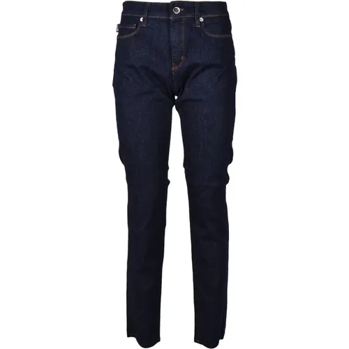 Denim Blaue Skinny Jeans , Damen, Größe: W31 - Love Moschino - Modalova