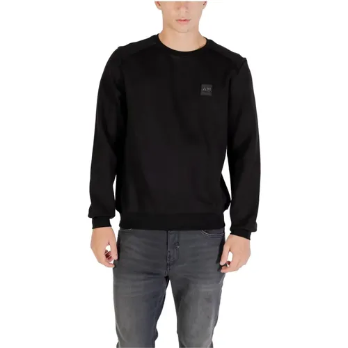 Sweatshirts, male, , Size: 2XL Round Neck Long Sleeve Sweatshirt - Antony Morato - Modalova