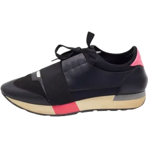 Pre-owned Sneakers, female, , Size: 10 US Pre-owned Leather sneakers - Balenciaga Vintage - Modalova