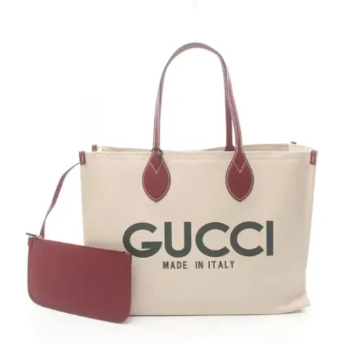 Pre-owned Tote Bags, female, , Size: ONE SIZE Pre-owned Leather gucci-bags - Gucci Vintage - Modalova