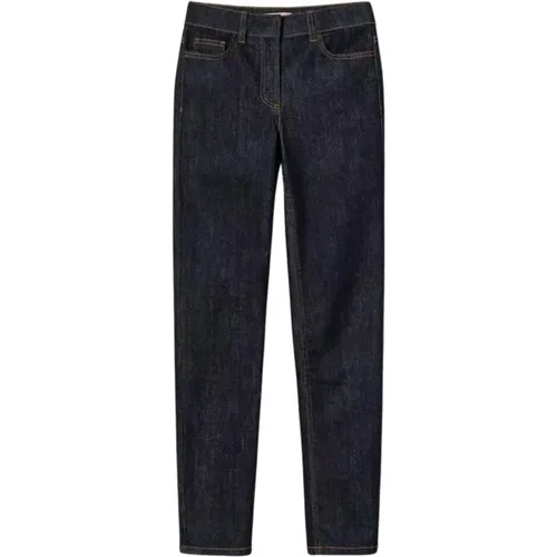 Skinny Jeans in Dunklem Denim , Damen, Größe: W28 - Twinset - Modalova