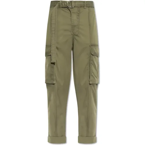 Cropped Trousers, male, , Size: 2XL Cargo pants - Balmain - Modalova