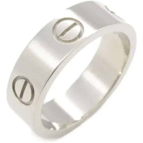 Pre-owned White Gold rings , unisex, Sizes: ONE SIZE - Cartier Vintage - Modalova