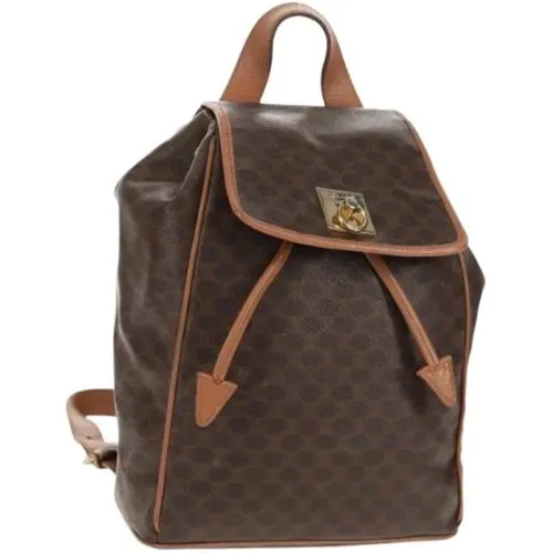 Pre-owned Backpacks, female, , Size: ONE SIZE Pre-owned Vintage Backpack - Celine Vintage - Modalova