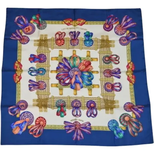 Pre-owned Scarves, female, , Size: ONE SIZE Pre-owned Silk scarves - Hermès Vintage - Modalova