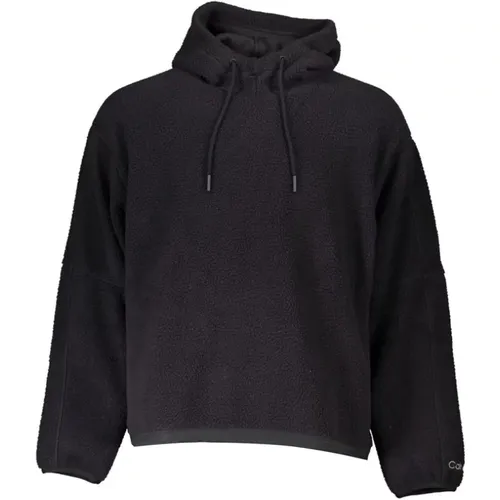 Eleganter Kapuzenpullover mit Reißverschlusstaschen , Herren, Größe: L - Calvin Klein - Modalova