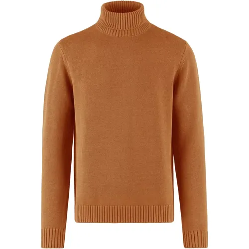 Turtlenecks, male, , Size: XS Warm Cotton Turtleneck for Men - BomBoogie - Modalova