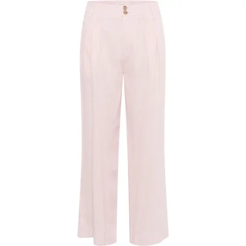 Wide Trousers, female, , Size: XS Wide Leg Linen Trousers - Part Two - Modalova