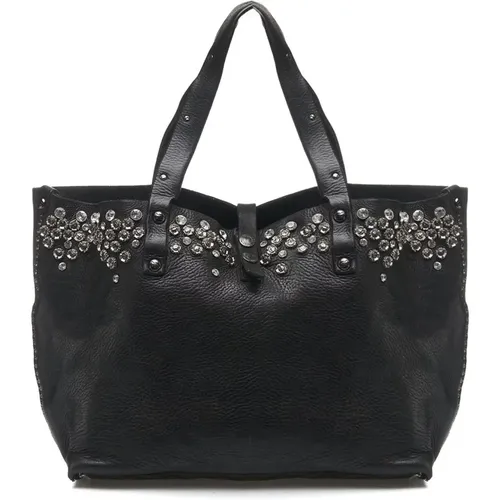 Leather Shopper Bag , female, Sizes: ONE SIZE - Campomaggi - Modalova