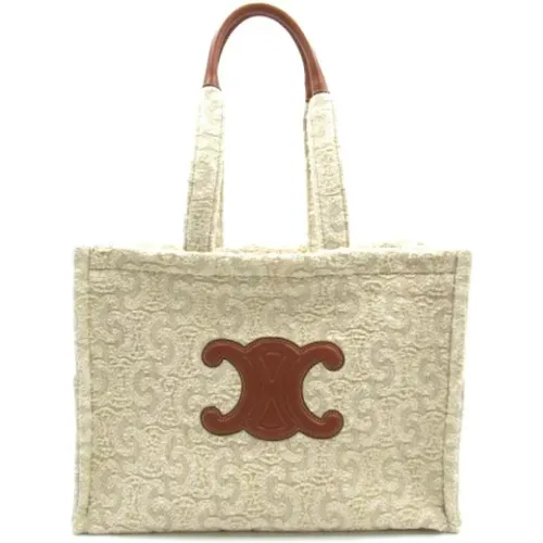 Pre-owned Tote Bags, female, , Size: ONE SIZE Pre-owned Wool celine-bags - Celine Vintage - Modalova