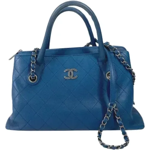 Pre-owned Tote Bags, female, , Size: ONE SIZE Pre-owned Leather chanel-bags - Chanel Vintage - Modalova