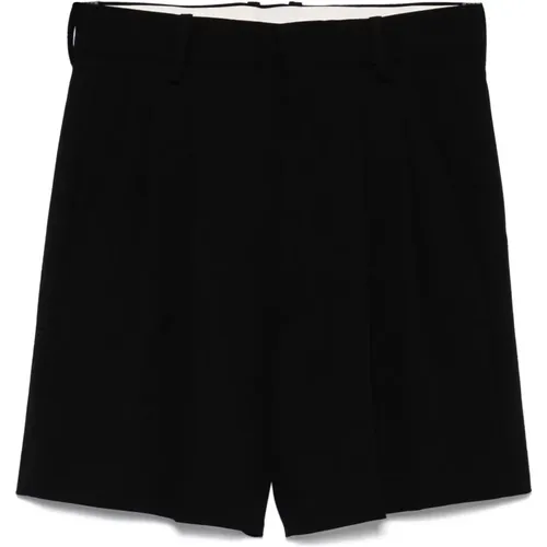 Crepe Shorts with Belt Loops , female, Sizes: XS, M - Isabel marant - Modalova