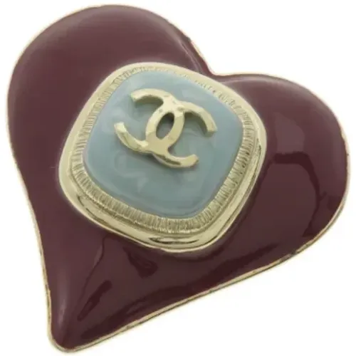 Pre-owned Jewellery, female, , Size: ONE SIZE Pre-owned Plastic brooches - Chanel Vintage - Modalova