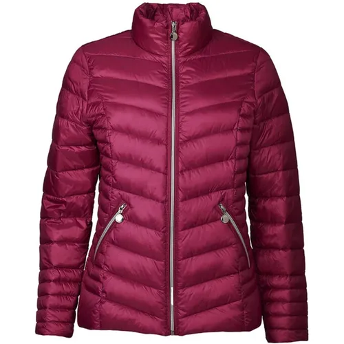 Leichte Daunenjacke, Gesteppt, Magenta Haze , Damen, Größe: 4XL - Danwear - Modalova