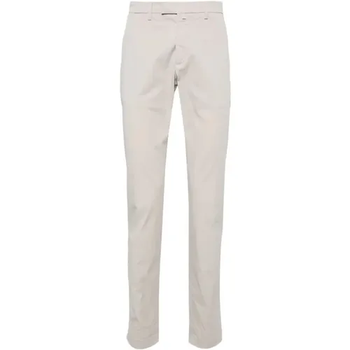 Slim Cut Off-White Trousers , male, Sizes: 2XL - Briglia - Modalova
