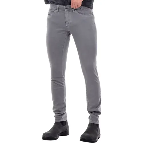 Men's Slim-Fit Five-Pocket Pants , male, Sizes: W34 - Jeckerson - Modalova