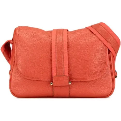 Pre-owned Cross Body Bags, female, , Size: ONE SIZE Pre-owned Leather shoulder-bags - Hermès Vintage - Modalova