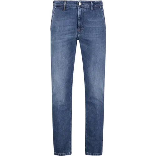 Slim-Fit Denim Chinos Re-Hash - Re-Hash - Modalova