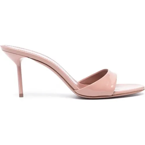 Blush Rosa Lackleder Stiletto Absatz Schuhe , Damen, Größe: 38 EU - Paris Texas - Modalova
