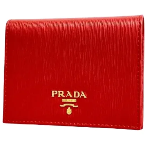 Pre-owned Leather wallets , female, Sizes: ONE SIZE - Prada Vintage - Modalova