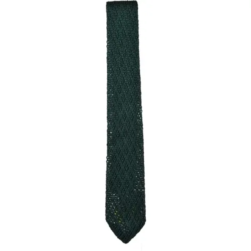 Ties, male, , Size: ONE SIZE Silk Tie in Classic Style - Doppiaa - Modalova