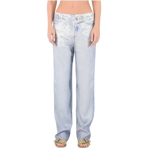 Straight Jeans , female, Sizes: L, M, XL, 2XL - Diesel - Modalova