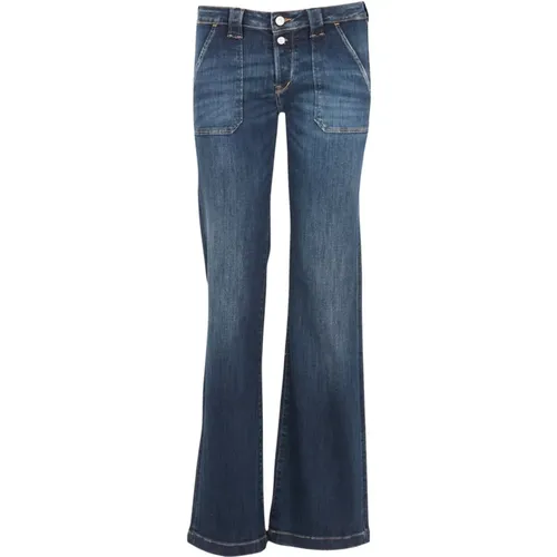 Damenjeans Flare , Damen, Größe: W25 - Le Temps Des Cerises - Modalova