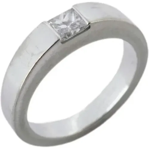 Pre-owned Jewellery, female, , Size: ONE SIZE Pre-owned White Gold rings - Cartier Vintage - Modalova