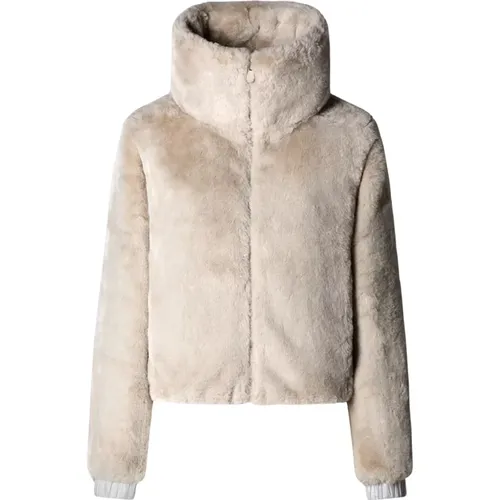 Faux Fur & Shearling Jackets, female, , Size: M Faux Fur Shearling Jackets - Save The Duck - Modalova
