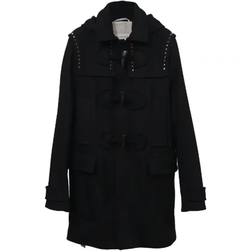 Pre-owned Coats, male, , Size: 3XS Pre-owned Wool outerwear - Valentino Vintage - Modalova