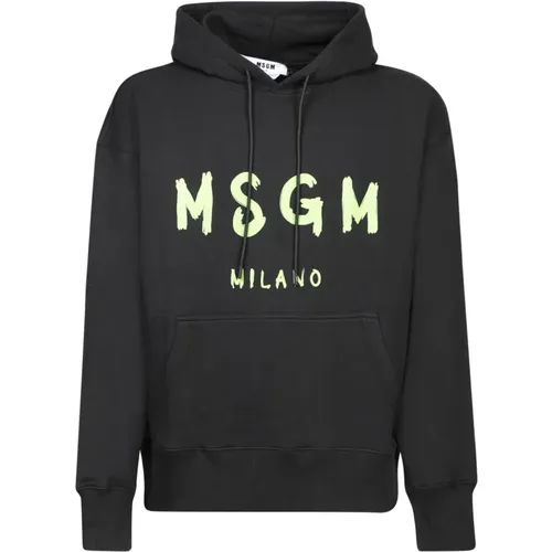 Hoodies, male, , Size: M Sweatshirt for Men Aw24 - Msgm - Modalova